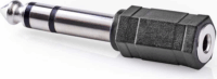 Nedis 6.35mm Jack apa - 3.5mm Jack anya Sztereó audió adapter Fekete