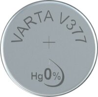 Varta SR66/V377 Ezüst-Oxid 27mAh Gombelem (1db/csomag)
