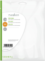 Nedis VGA elosztó kábel 0.2m Fekete