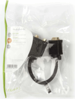 Nedis VGA elosztó kábel 0.2m Fekete