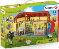 Schleich 42485 Farm World Lovas klub istálló