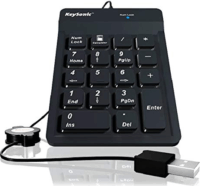 KeySonic ACK-118 BK USB Numerikus Billentyűzet - Fekete