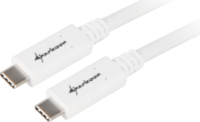 Sharkoon USB 3.1 Gen2 Type-C Adatkábel 0.5m - Fehér