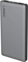 LAMAX LM10000QC Powerbank 10000mAh 18W (1.5-3A / 5-12V) - Fekete/Szürke