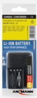 Ansmann A-Nik EN EL 10 akkumulátor Nikon fényképezőgépekhez 650mAh