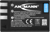 Ansmann A-Nik EN-EL9 akkumulátor Nikon fényképezőgépekhez 1300mAh