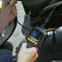 Stanley Autós víz- és porálló endoszkóp LED világítással