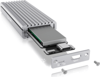IcyBox IB-1817MA-C31 M.2 USB 3.1 Type-C Külső SSD ház - Ezüst