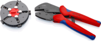 Knipex 97 33 02 MultiCrimp Krimpelő fogó cseretárral és 5 krimpelő (sajtoló) profillal