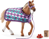 Schleich Angol Telivér takaróval Figura