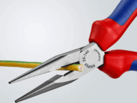 Knipex 25 02 160 Fél-kerek csőrű fogó vágóéllel (Rádiófogó)