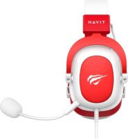 Havit H2002d Vezetékes Gaming Headset - Piros/Fehér