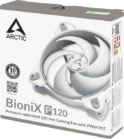Arctic BioniX P120 120mm PWM PST rendszerhűtő - Szürke/Fehér