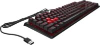HP Omen Encoder USB Cherry MX Red Gaming Mechanikus Billentyűzet EN - Fekete