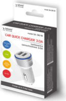 Savio SA-06/W Autós 2xUSB töltő 5.4A Fehér