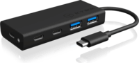 Icy Box IB-HUB1426-CPD USB 3.0 HUB (2+2 port) Fekete