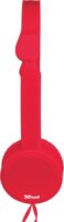 Trust Nano Fejhallgató - Piros
