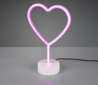 TRIO Heart USB LED Asztali Dekor Lámpa