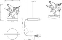TRIO Karo LED Asztali Lámpa
