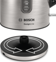 Bosch TWK4P440 DesignLine 1.7L Vízforraló - Rozsdamentes acél