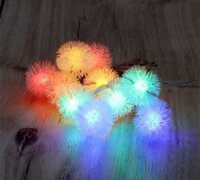 Iris LED Zúzmara Fényfüzér 1,5m - Többszínű