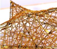 Iris Arany Csillag Fém Dekoráció