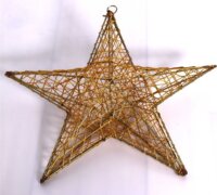 Iris Arany Csillag Fém Dekoráció