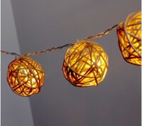 Iris USB-s LED Gömb Fényfüzér 2m - Meleg Fehér