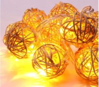 Iris USB-s LED Gömb Fényfüzér 2m - Meleg Fehér