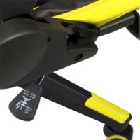 Iris GCH201 Gamer szék - Fekete/Sárga