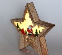 Iris LED Csillag alakú Télapó