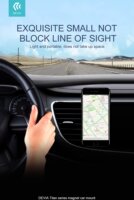 Devia Titan Series Univerzális szellőzőrácsba illeszthető mágneses autós tartó - Fekete