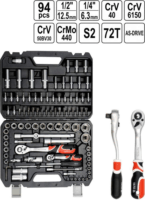 Yato YT-12681 Dugókulcs készlet (94db/csomag)