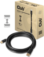 Club3D DisplayPort 1.4 HBR3 8K kábel 4m Fekete