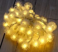 Iris Elemes LED Zúzmara Fényfüzér 5m - Meleg Fehér