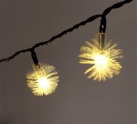 Iris Napelemes LED Zúzmara Fényfüzér 5m - Meleg Fehér