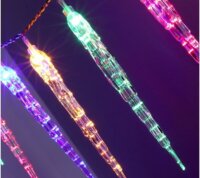 Iris Elemes LED Jégcsap Fényfüzér 3m - Több Színű