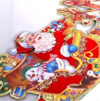 Iris 3D Merry Christmas dekoráció 2 db karton 32x17cm