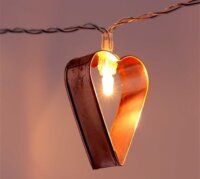 Iris USB-s LED Csillag+Szív Fényfüzér 4m - Meleg Fehér