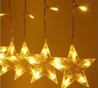 Iris Fix fényű USB-s LED Csillag Fényfüzér 2,5m - Meleg Fehér