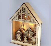 Iris LED Karácsonyi Ház