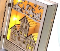 Iris LED kinyitható Karácsonyi Könyv