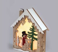 Iris Hóember mintás LED Faház