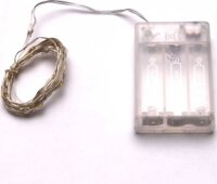 Iris Fix fényű LED Fényfüzér 3m - Meleg Fehér