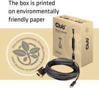 Club3D USB-C apa - VGA apa Aktív összekötő kábel 5m - Fekete