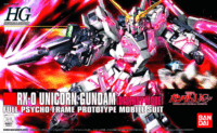 Bandai HG RX-0 Unicorn robot Romboló Mód