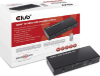 Club3D SenseVision HDMI 2.0 4 portos UHD Switchbox távirányítóval