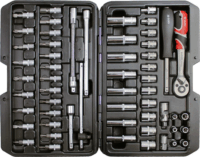 Yato YT-14501 Dugókulcs készlet racsnis hajtókarral (56 részes)