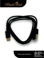 BlackBird USB apa - USB-C apa Adatkábel 1m - Fekete
