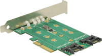 Delock 89518 3 x M.2 port bővítő alacsony profilú PCIe kártya